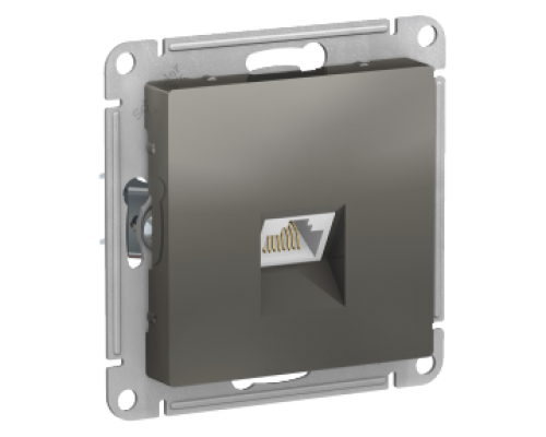 Компьютерная розетка RJ45 Schneider Electric AtlasDesign ATN000983, Сталь 