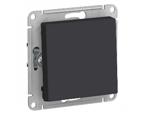 Выключатель 1-клавишный Schneider Electric AtlasDesign ATN001011, Карбон