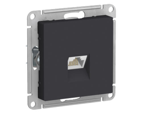 Компьютерная розетка RJ45 Schneider Electric AtlasDesign ATN001083, Карбон