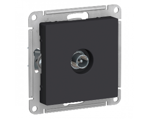 TV розетка оконечная 1DB Schneider Electric AtlasDesign ATN001091, Карбон