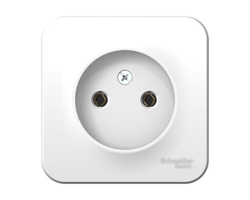 Розетка одноместная без заземления без шторок Schneider Electric Blanca BLNRA000111, ИЗОЛ.ПЛ., Белый