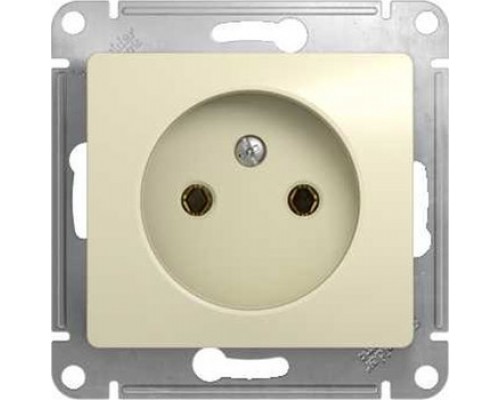 Розетка без заземления ,Schneider Electric Glossa, GSL000241, Бежевый