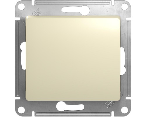 1-клавишный перекрестный выключатель (переключатель)  Schneider Electric Glossa, GSL000271, Бежевый