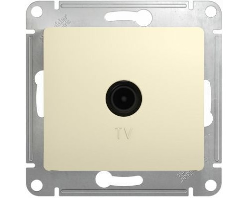 TV розетка оконечная 1DB Schneider Electric Glossa, GSL000291, Бежевый