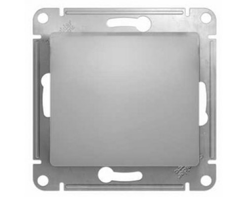 Выключатель 1-клавишный Schneider Electric Glossa, GSL000311,  Алюминий