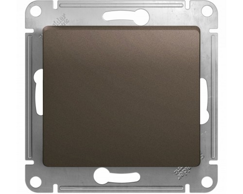 1-клавишный перекрестный выключатель (переключатель)  Schneider Electric Glossa, GSL000871, Шоколад