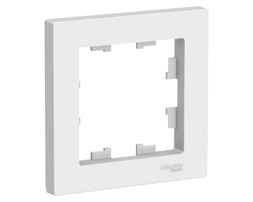 Рамка одноместная Schneider Electric AtlasDesign ATN000101, БЕЛЫЙ