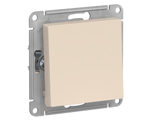 Выключатель 1-клавишный Schneider Electric AtlasDesign ATN000211, Бежевый