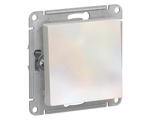 Выключатель 1-клавишный Schneider Electric AtlasDesign ATN000411, Жемчуг