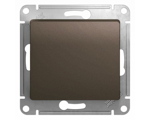 Выключатель 1-клавишный Schneider Electric Glossa, GSL000811, Шоколад