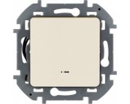 Выключатель одноклавишный с подсветкой Legrand Inspiria 673611 слоновая кость