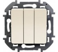 Выключатель трехклавишный Legrand Inspiria 673641 слоновая кость