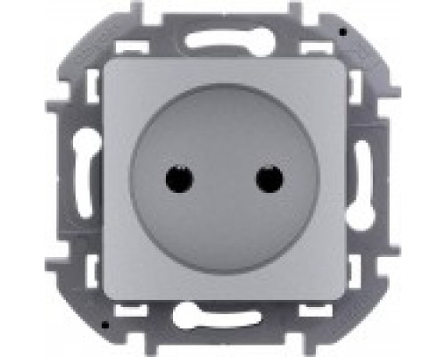 Розетка без заземления Legrand Inspiria 673712 алюминий