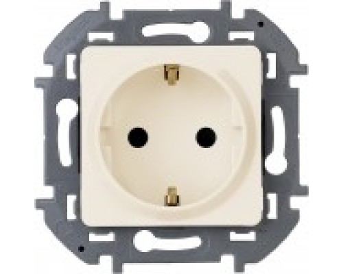 Розетка с заземлением Legrand Inspiria 673721 слоновая кость