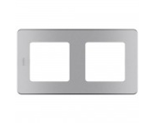 Рамка двойная Legrand Inspiria 673942 алюминий