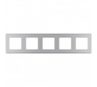 Рамка пятерная Legrand Inspiria 673972 алюминий