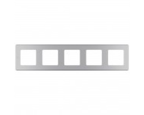 Рамка пятерная Legrand Inspiria 673972 алюминий