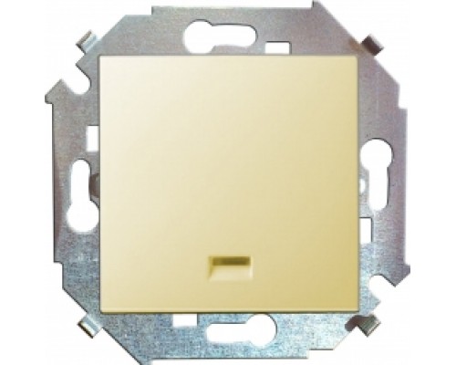 ВЫКЛЮЧАТЕЛЬ ОДНОКЛАВИШНЫЙ С ПОДСВЕТКОЙ SIMON 1591104-031 СЛ.КОСТЬ