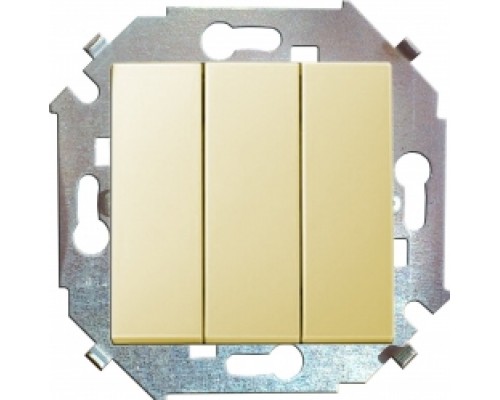 ВЫКЛЮЧАТЕЛЬ ТРЁХКЛАВИШНЫЙ SIMON 1591391-031 СЛ.КОСТЬ