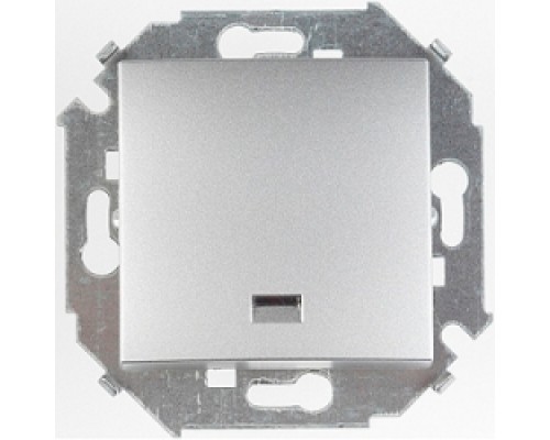 ВЫКЛЮЧАТЕЛЬ ОДНОКЛАВИШНЫЙ С ПОДСВЕТКОЙ SIMON 1591104-030 БЕЛЫЙ