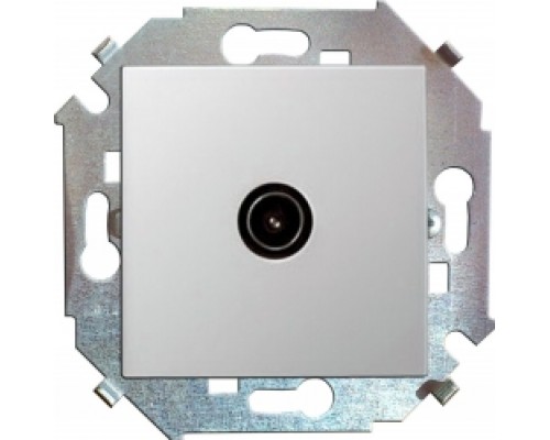 РОЗЕТКА TV ДЛЯ ТЕЛЕВИЗОРА, SIMON 1591475-030 БЕЛЫЙ