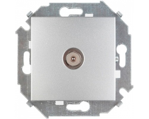 РОЗЕТКА TV ДЛЯ ТЕЛЕВИЗОРА SIMON 1591475-033 АЛЮМИНИЙ