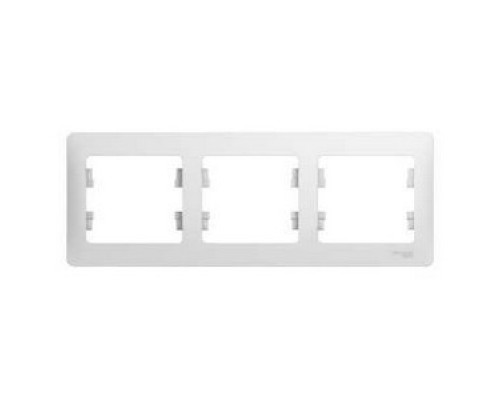 Рамка 3-я Schneider Electric Glossa.