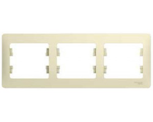 Рамка 3-я Schneider Electric Glossa.
