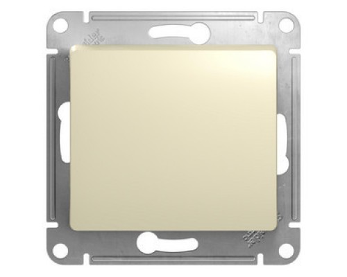 Выключатель 1-клавишный Schneider Electric Glossa, бежевый