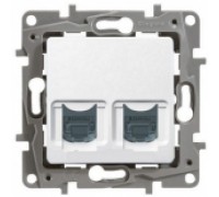 Розетка RJ11+RJ45 кат. 5UTP Legrand Etika