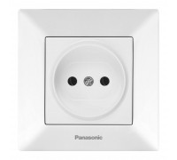 Розетка Panasonic Arkedia белая без заземления