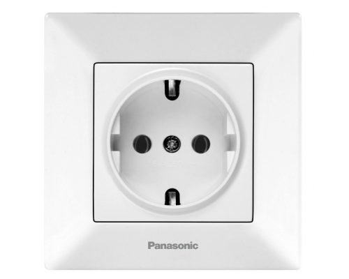 Розетка Panasonic Arkedia белая с/з